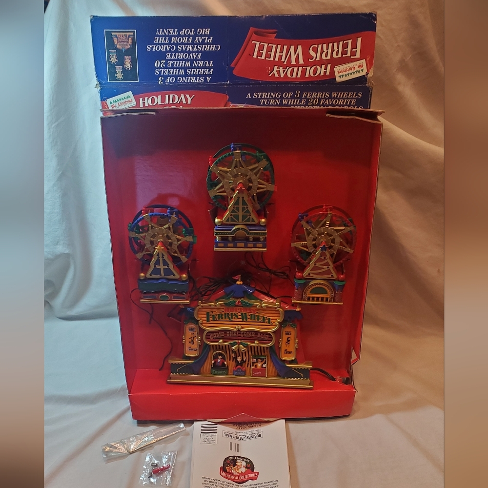 Mr. Christmas Holiday Ferris Wheel Vtg 1994 Holiday Innovation Musical New